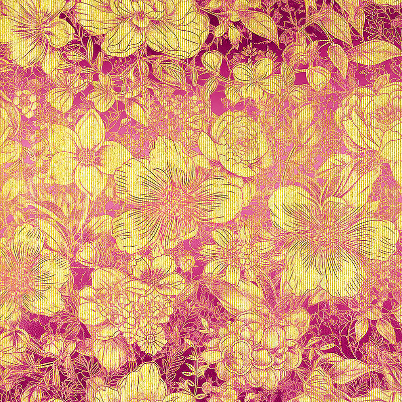 Deluxe Ethereal Paper Gold 6"x6" 5/Pkg-6
