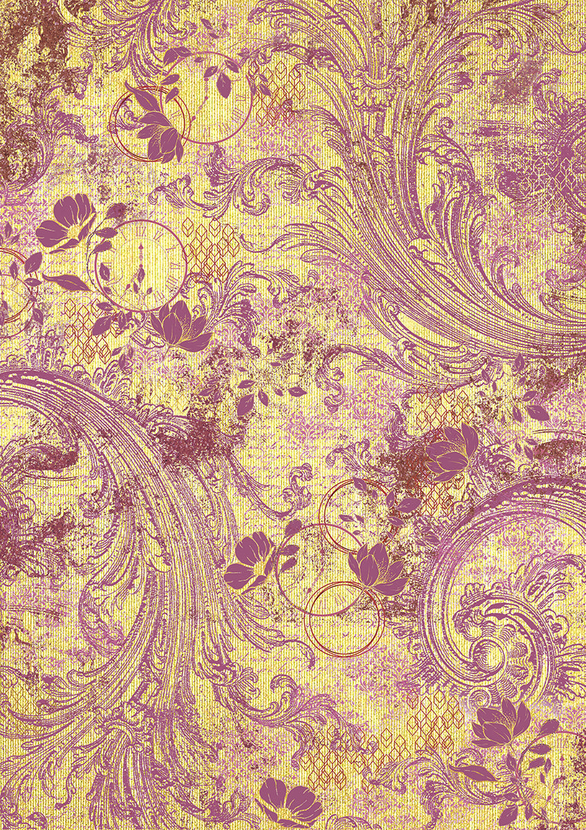 Deluxe Ethereal Paper Gold A4 5/Pkg-4