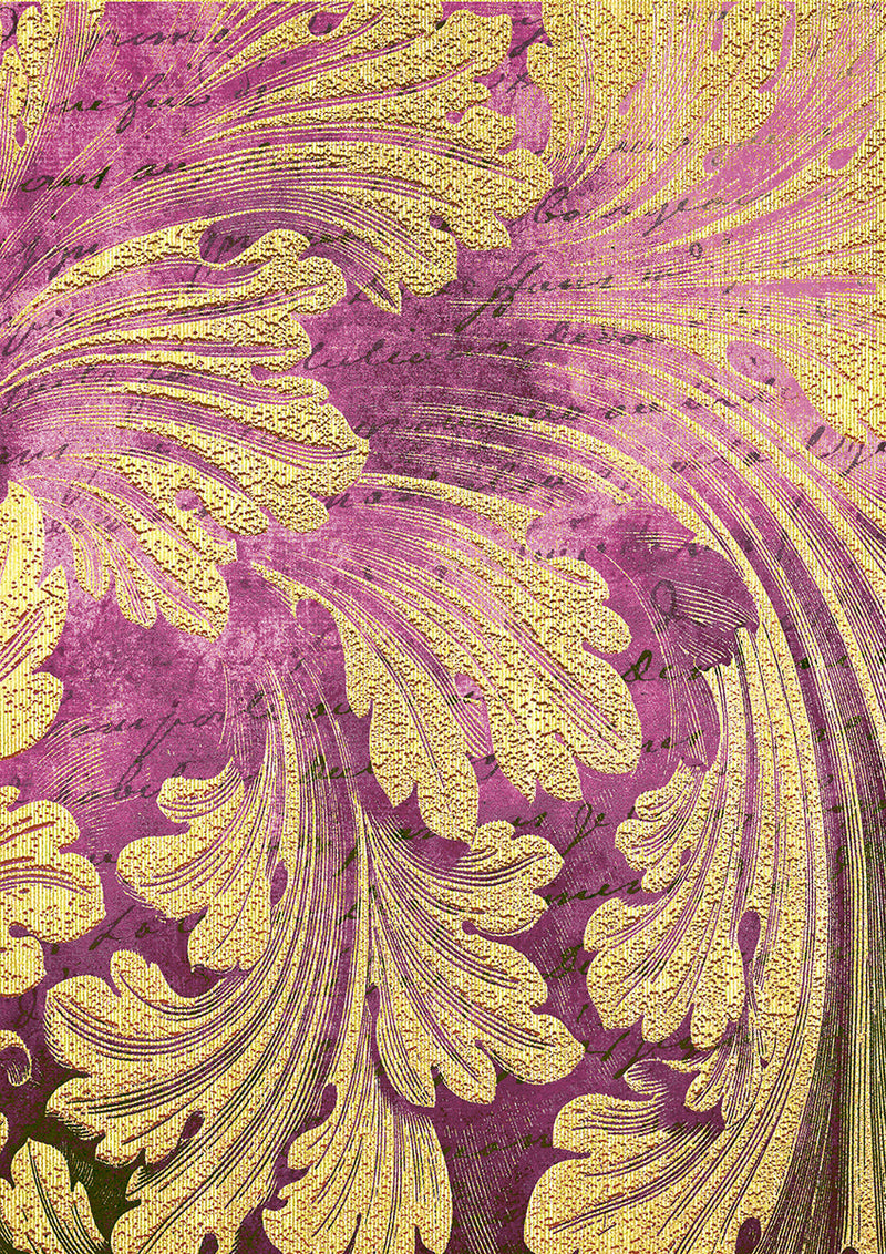 Deluxe Ethereal Paper Gold A4 5/Pkg-5