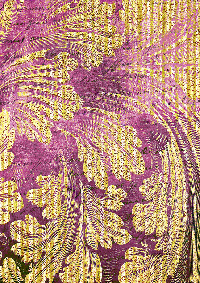 Deluxe Ethereal Paper Gold A4 5/Pkg-5