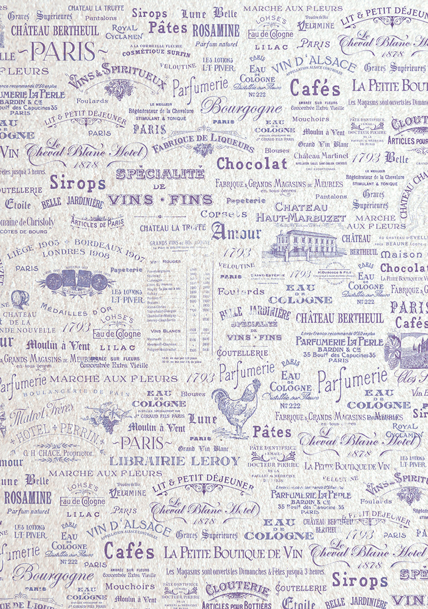 Deluxe Morning In Provence Paper Pearl  A4 5/Pkg-3