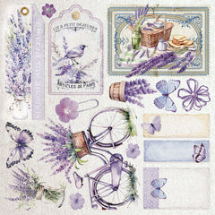 Deluxe Morning In Provence Paper Pearl 6"x6" 5/Pkg-2