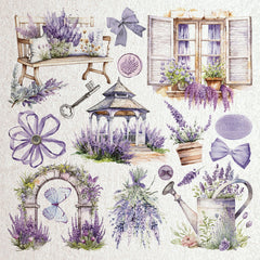 Deluxe Morning In Provence Paper Pearl 6"x6" 5/Pkg-3