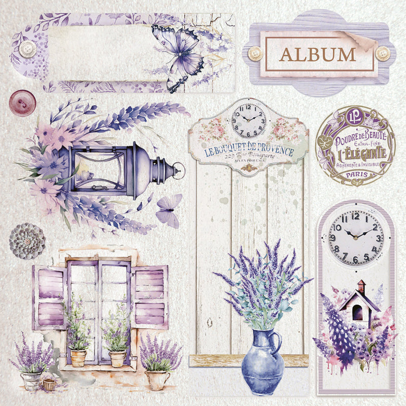 Deluxe Morning In Provence Paper Pearl 6"x6" 5/Pkg-4