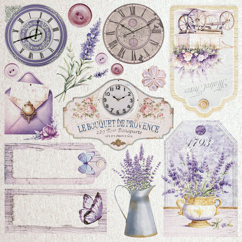 Deluxe Morning In Provence Paper Pearl 6"x6" 5/Pkg-5