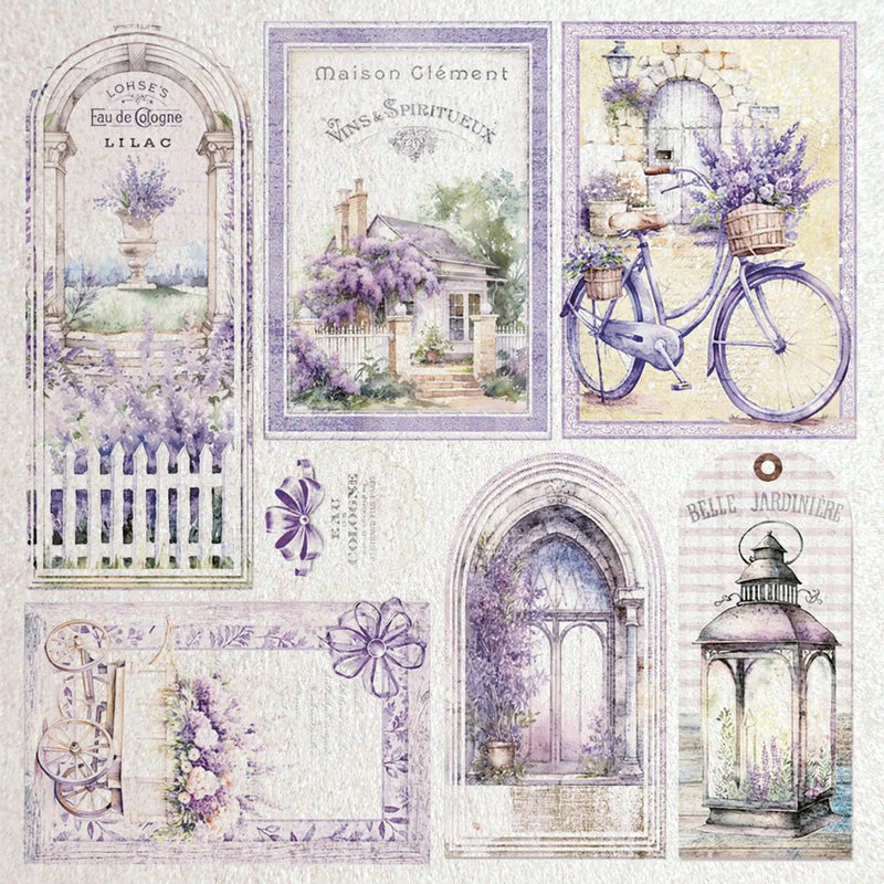 Deluxe Morning In Provence Paper Pearl 6"x6" 5/Pkg-6
