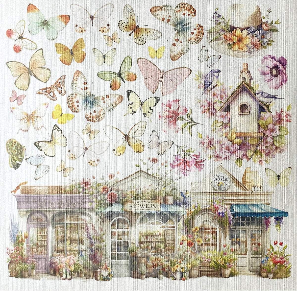 Deluxe Flower Shop Paper Pear 6"x6" 5/Pkg-3