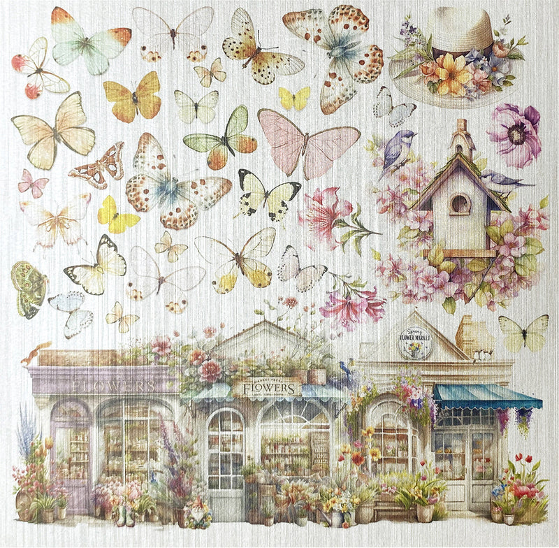 Deluxe Flower Shop Paper Pear 6"x6" 5/Pkg-3