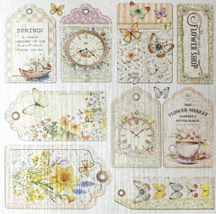 Deluxe Flower Shop Paper Pear 6"x6" 5/Pkg-4