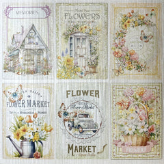 Deluxe Flower Shop Paper Pear 6"x6" 5/Pkg-6