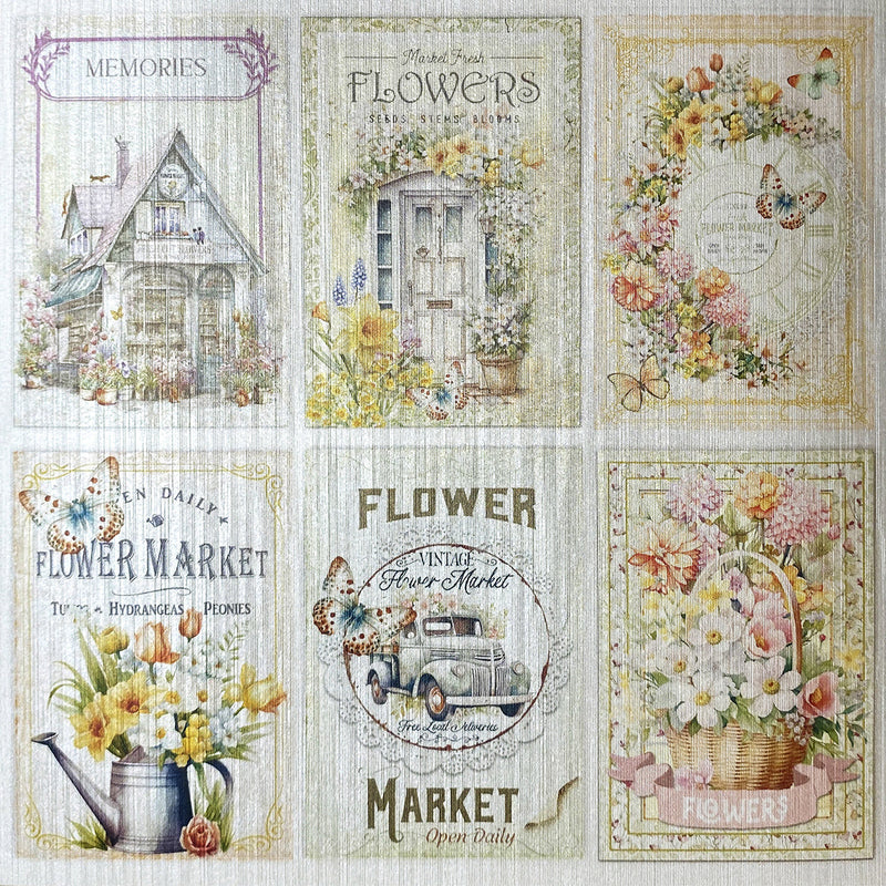 Deluxe Flower Shop Paper Pear 6"x6" 5/Pkg-6