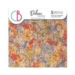 Papier corail de luxe Cuivre 15x15cm 5/Paq-1