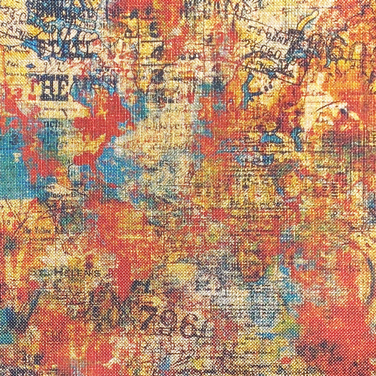 Papier corail de luxe Cuivre 15x15cm 5/Paq-5