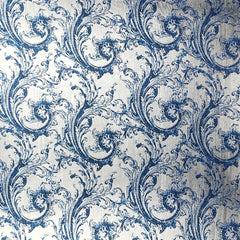 Deluxe Elegance of Blue Paper Silver 6"x6" 5/Pkg-3