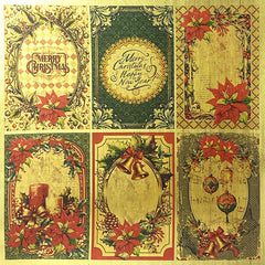 Deluxe Casse-Noisette Papier Doré 15,24 cm x 15,24 cm 5/Paquet-2
