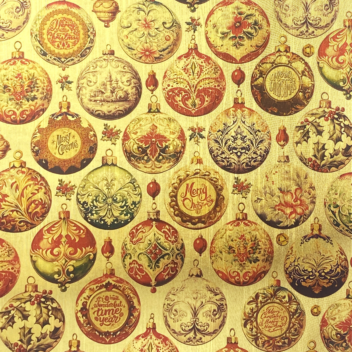 Deluxe Casse-Noisette Papier Doré 15,24 cm x 15,24 cm 5/Paquet-4
