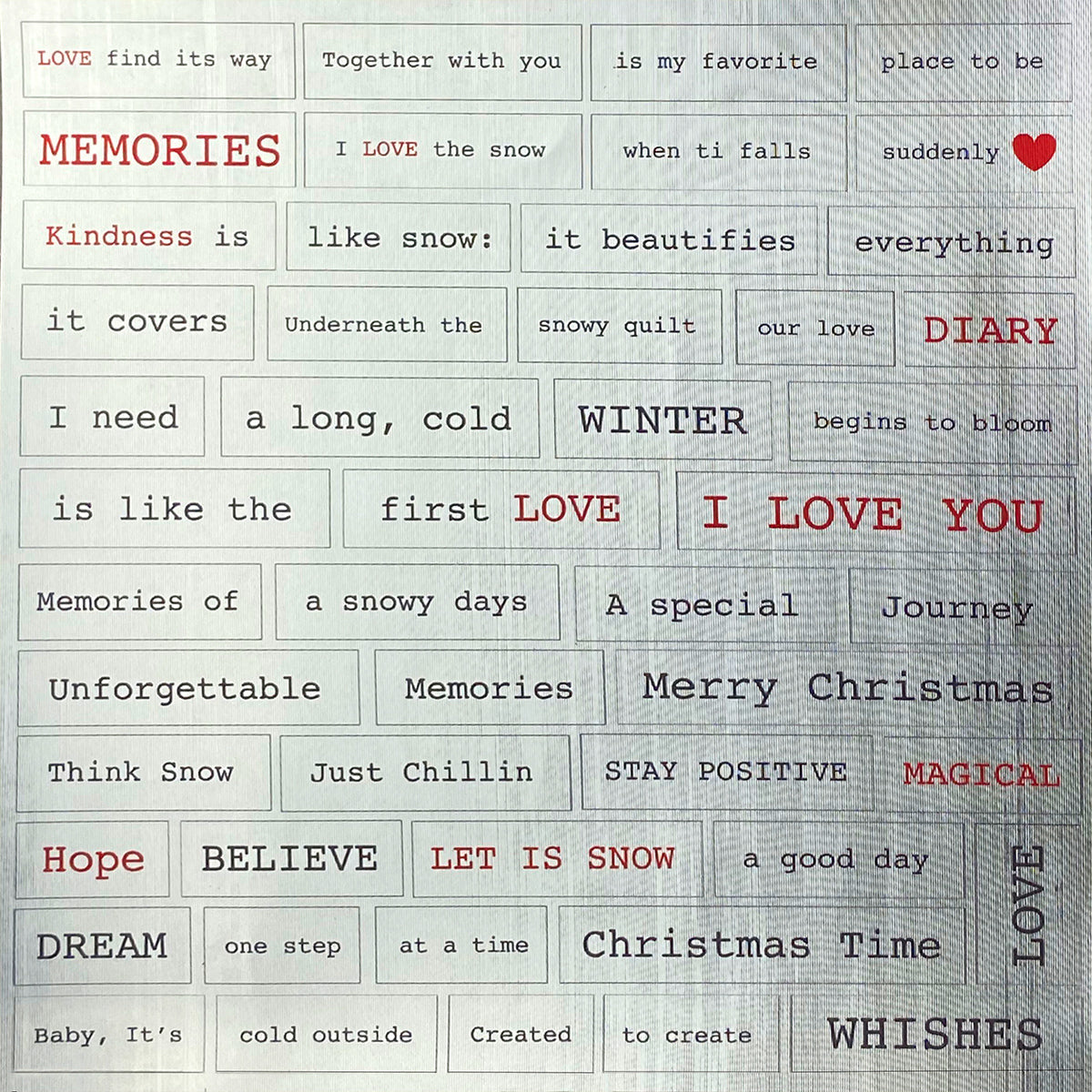 Deluxe Paris Je t’aime Paper Silver 6"x6" 5/Pkg-5