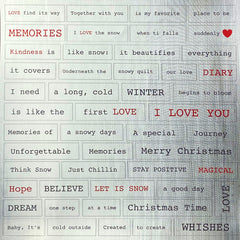 Deluxe Paris Je t’aime Paper Silver 6"x6" 5/Pkg-5