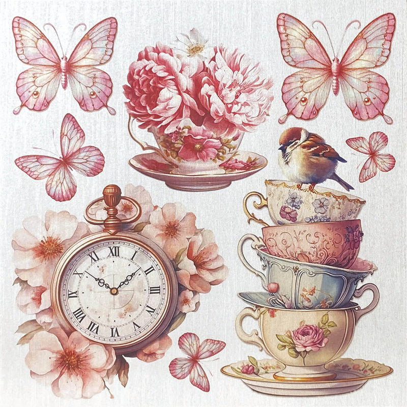 Deluxe Timeless Moments Papel Plateado
 6"x6" 5/Paquete-6