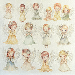 Deluxe Blessing Day Paper Pearl 6"x6" 5/Pkg-4