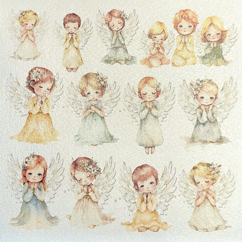 Deluxe Blessing Day Paper Pearl 6"x6" 5/Pkg-4