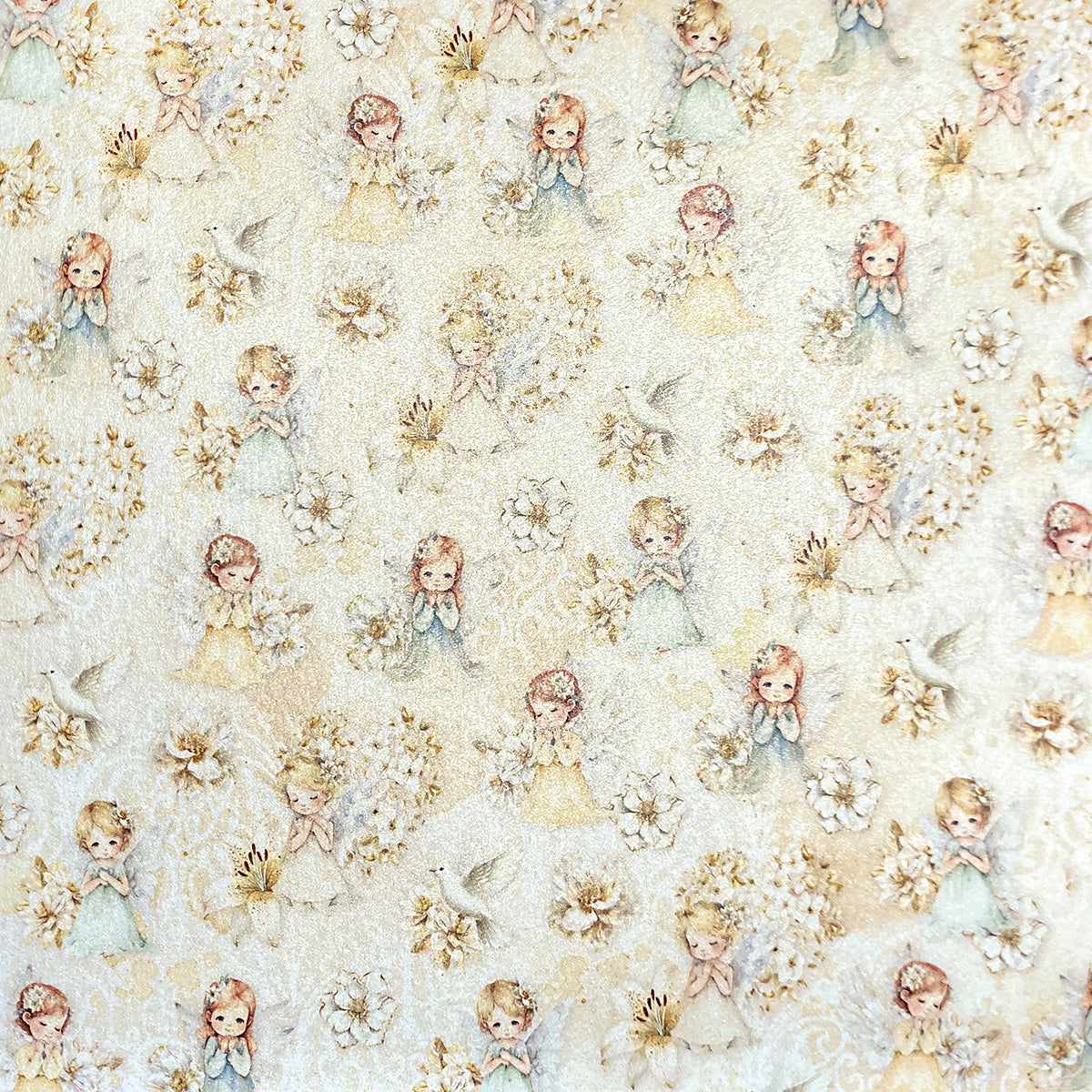 Deluxe Blessing Day Paper Pearl 6"x6" 5/Pkg-5