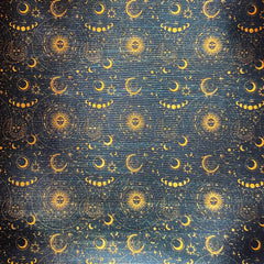 Deluxe Celestial Paper Gold  6"x6" 5/Pkg-6