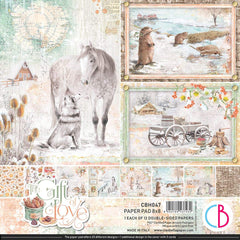 Ciao Bella The Gift of Love Paper Pad 8"x8" 12/Pkg-3