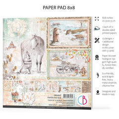 Ciao Bella The Gift of Love Paper Pad 8"x8" 12/Pkg-6