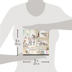 Ciao Bella The Gift of Love Paper Pad 8"x8" 12/Pkg-5