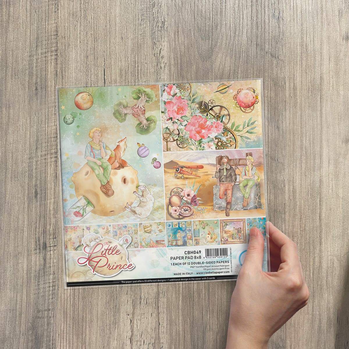 Ciao Bella The Little Prince Paper Pad 8"x8" 12/Pkg-5