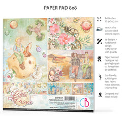 Ciao Bella The Little Prince Paper Pad 8"x8" 12/Pkg-6