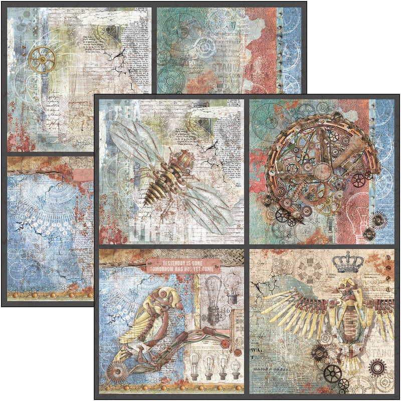 Ciao Bella Engine Of The Future Pad 8x8 12/Pkg-28