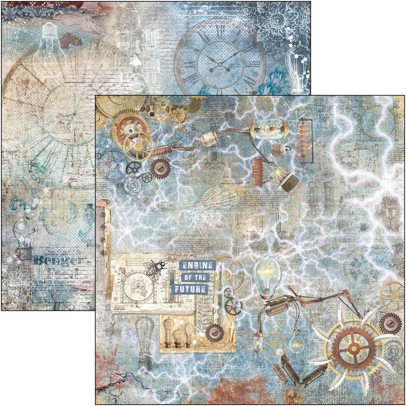 Ciao Bella Engine Of The Future Pad 8x8 12/Pkg-34