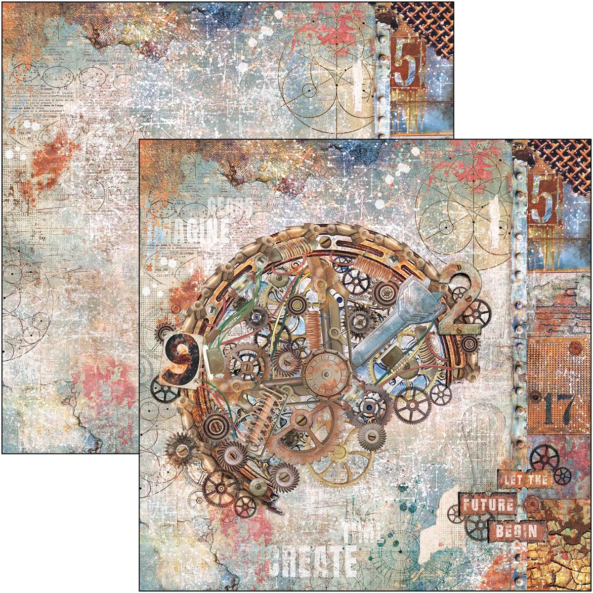 Ciao Bella Engine Of The Future Pad 8x8 12/Pkg-7