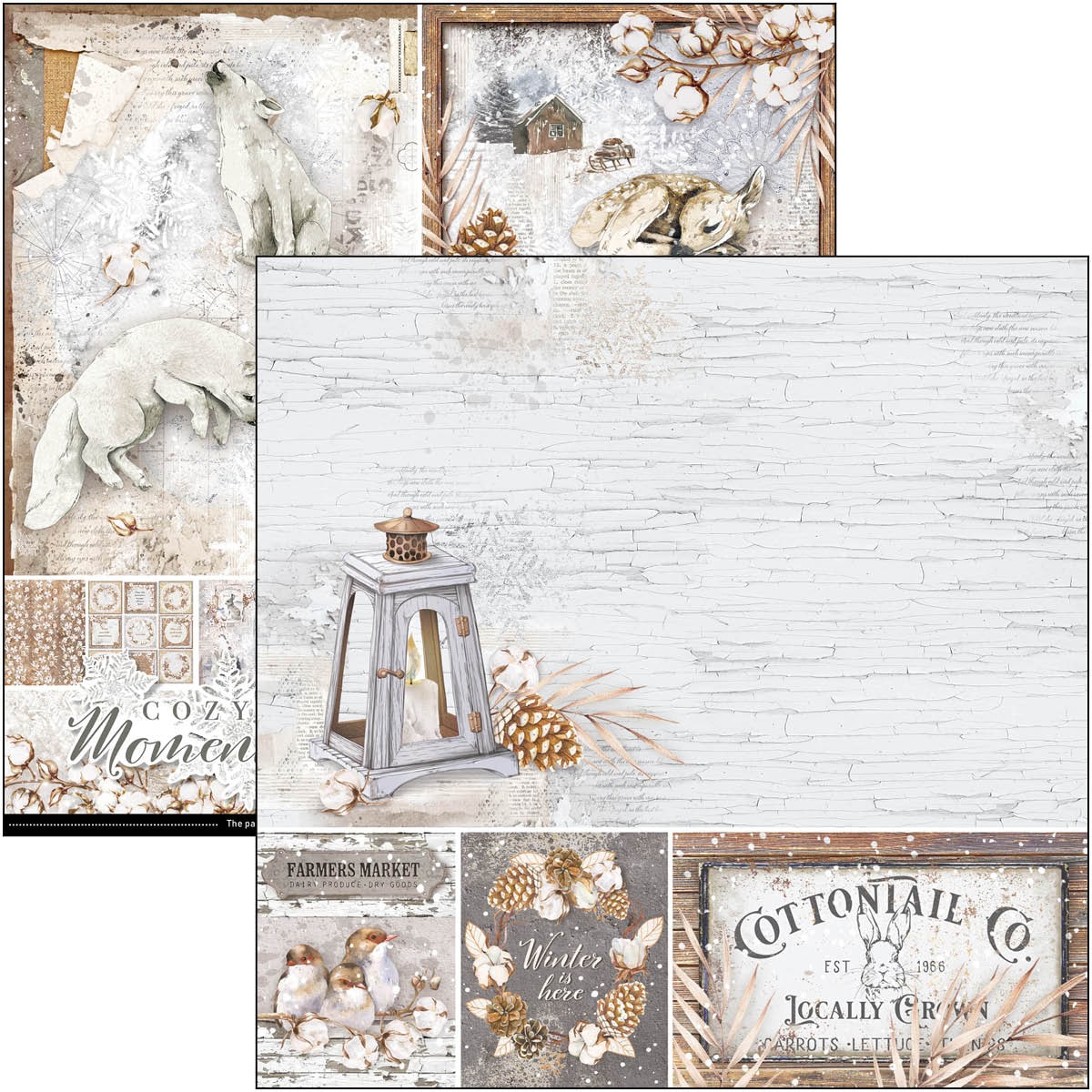 Cozy Moments Pad 8x8 12/Pkg-9