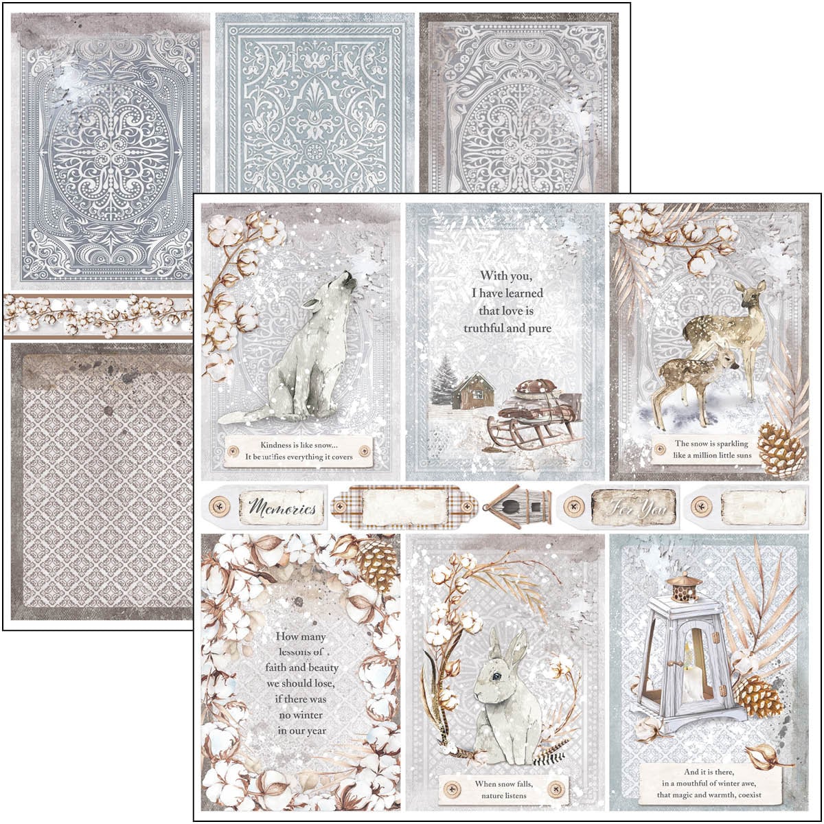 Cozy Moments Pad 8x8 12/Pkg-17