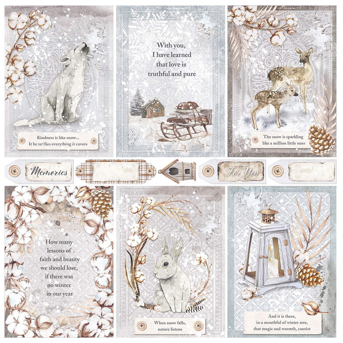 Cozy Moments Pad 8x8 12/Pkg-18