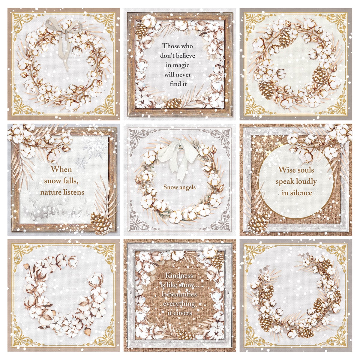 Cozy Moments Pad 8x8 12/Pkg-27