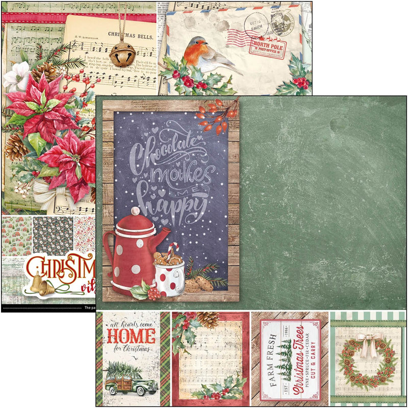 Christmas Vibes Pad 8x8 12/Pkg-3