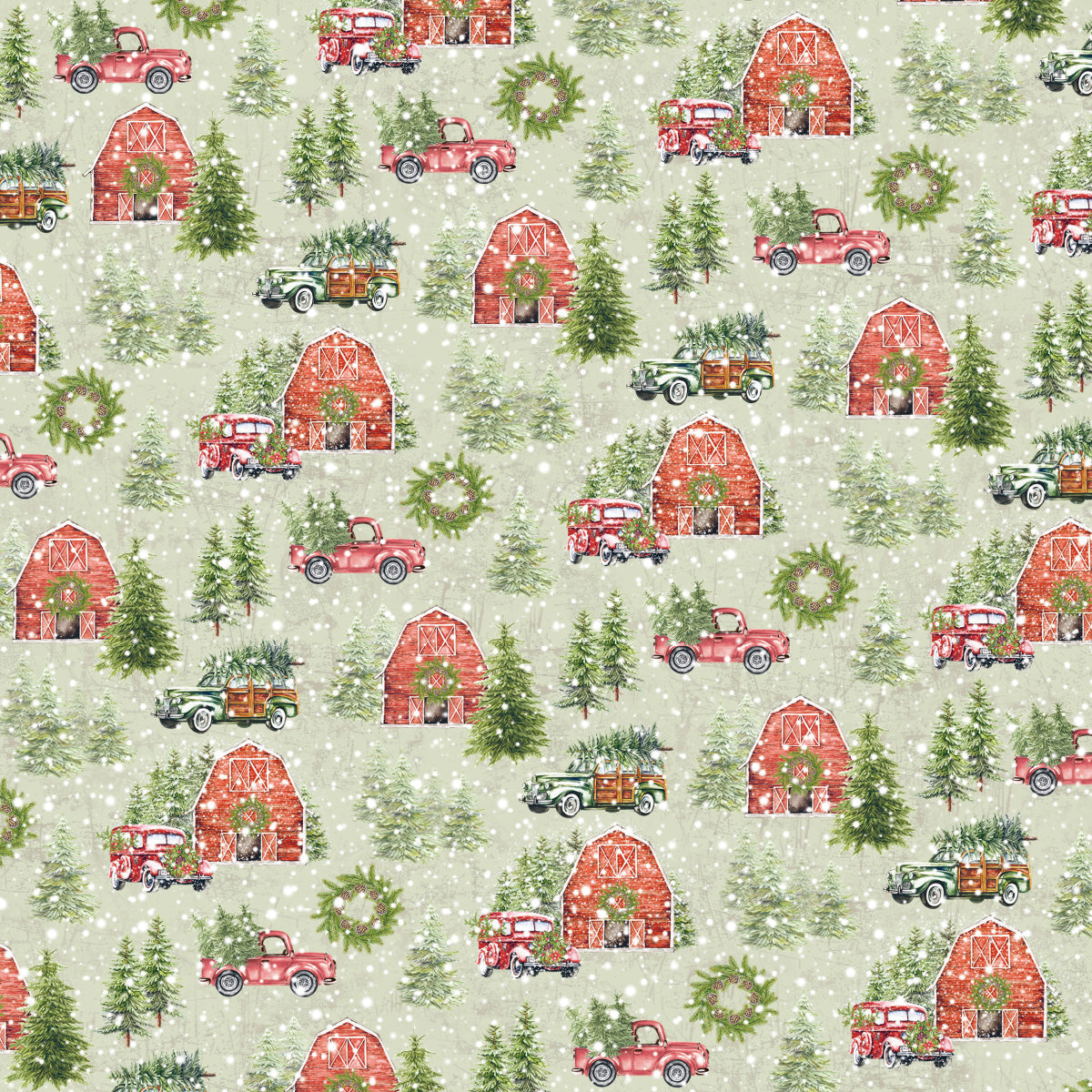 Christmas Vibes Pad 8x8 12/Pkg-31