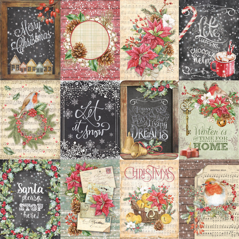 Christmas Vibes Pad 8x8 12/Pkg-33