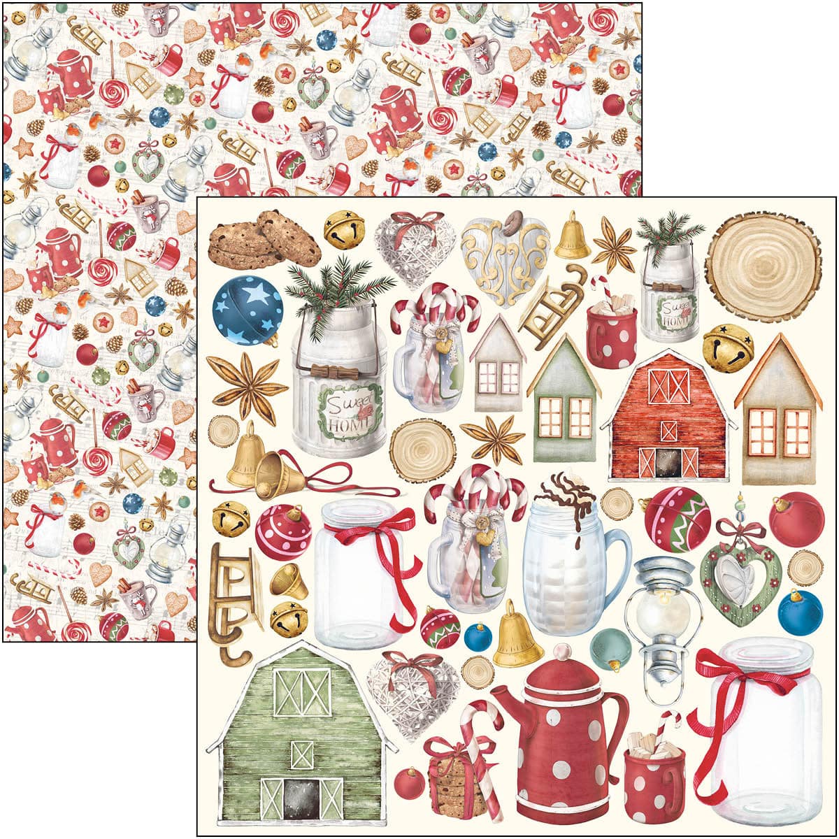 Christmas Vibes Pad 8x8 12/Pkg-14