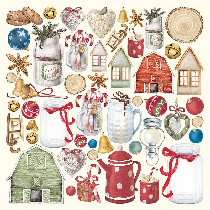 Christmas Vibes Pad 8x8 12/Pkg-15