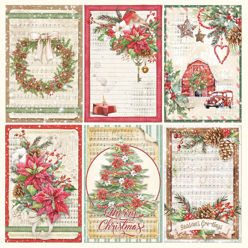 Christmas Vibes Pad 8x8 12/Pkg-21