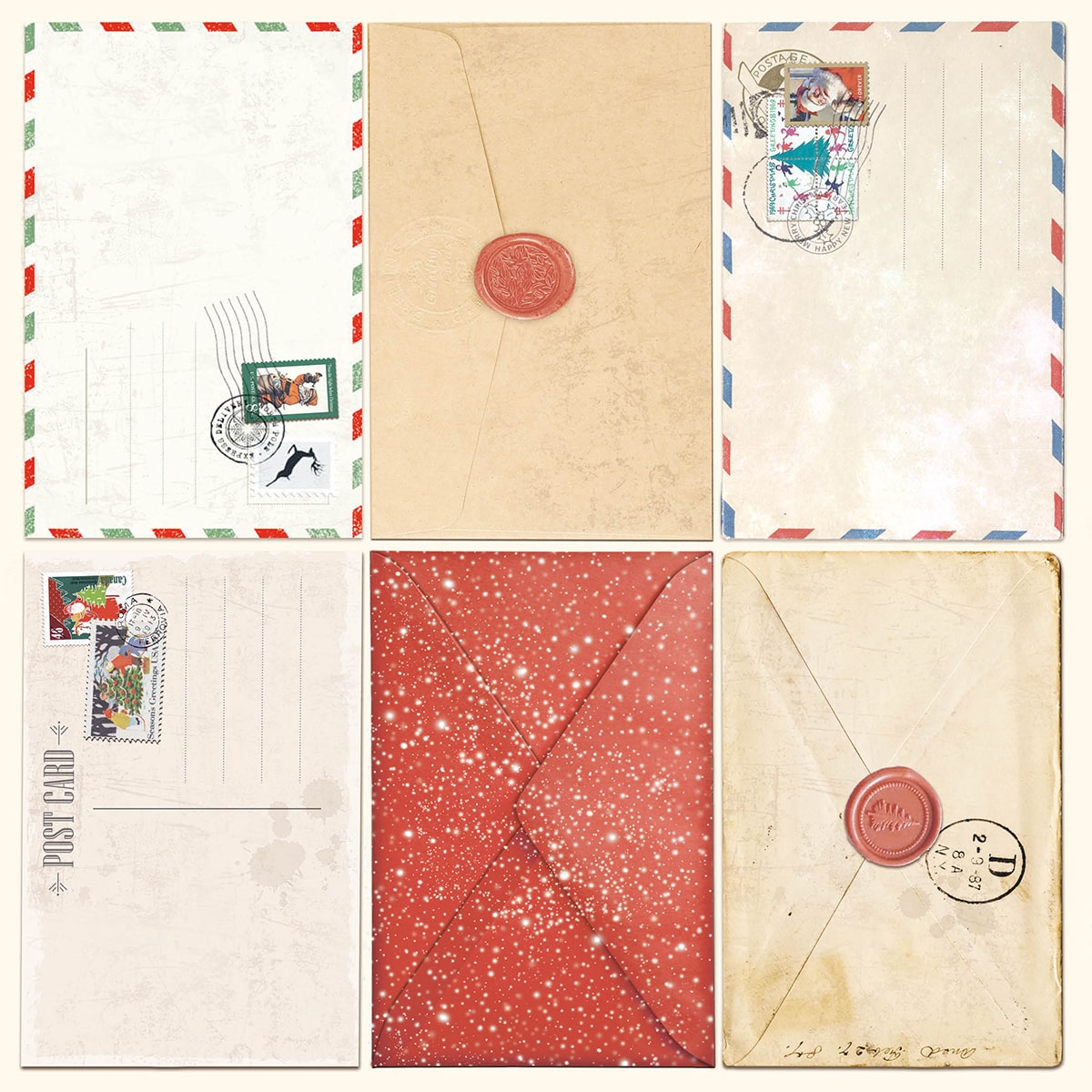 Christmas Vibes Pad 8x8 12/Pkg-22