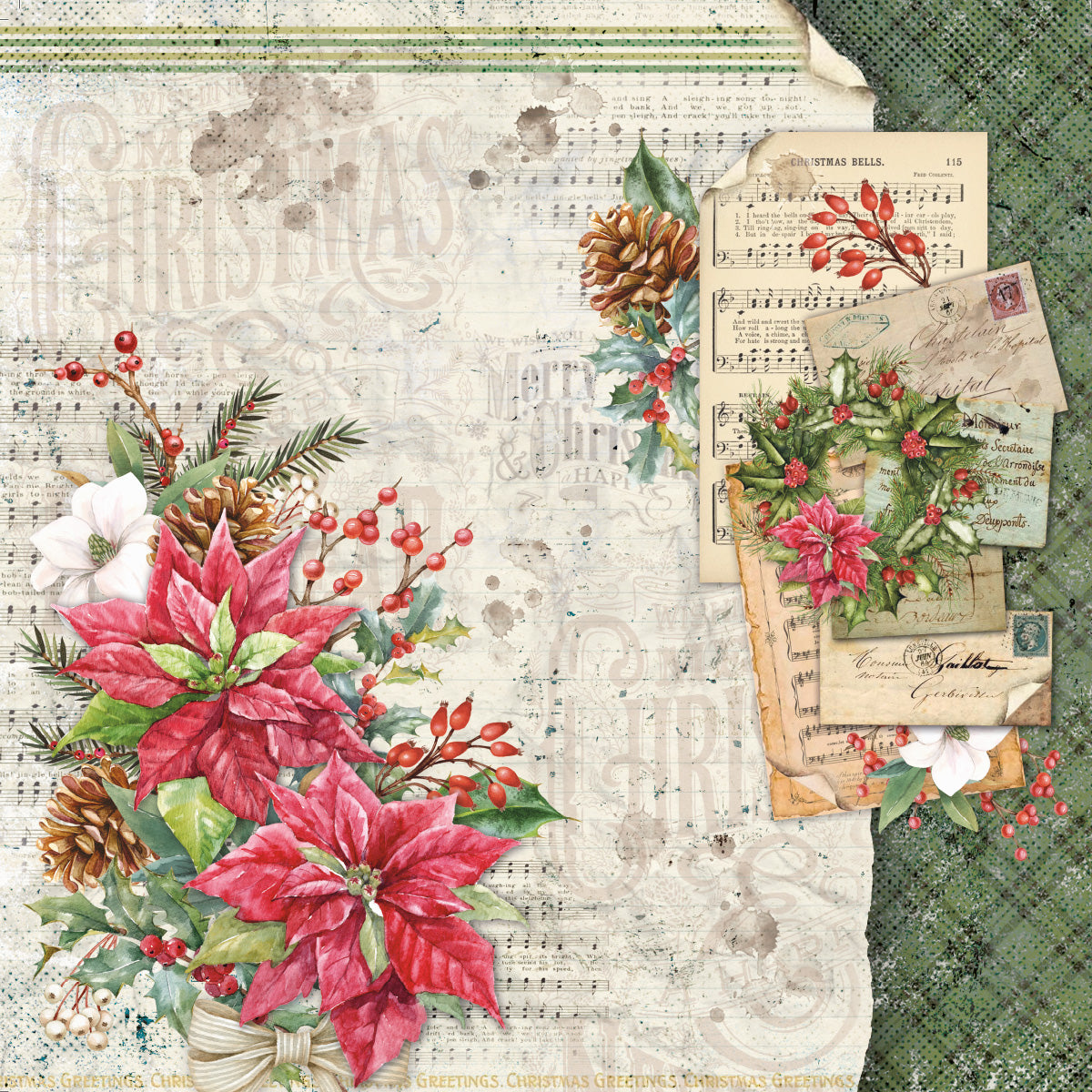 Christmas Vibes Pad 8x8 12/Pkg-27