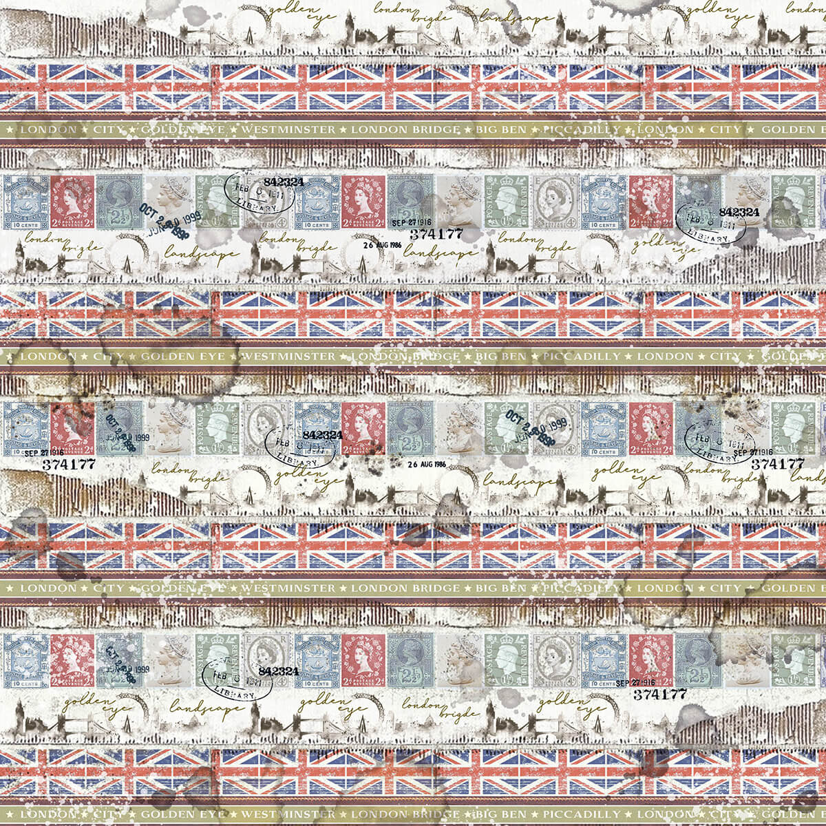 London's Calling Pad 8x8 12/Pkg + 1 Free deluxe sheet-19