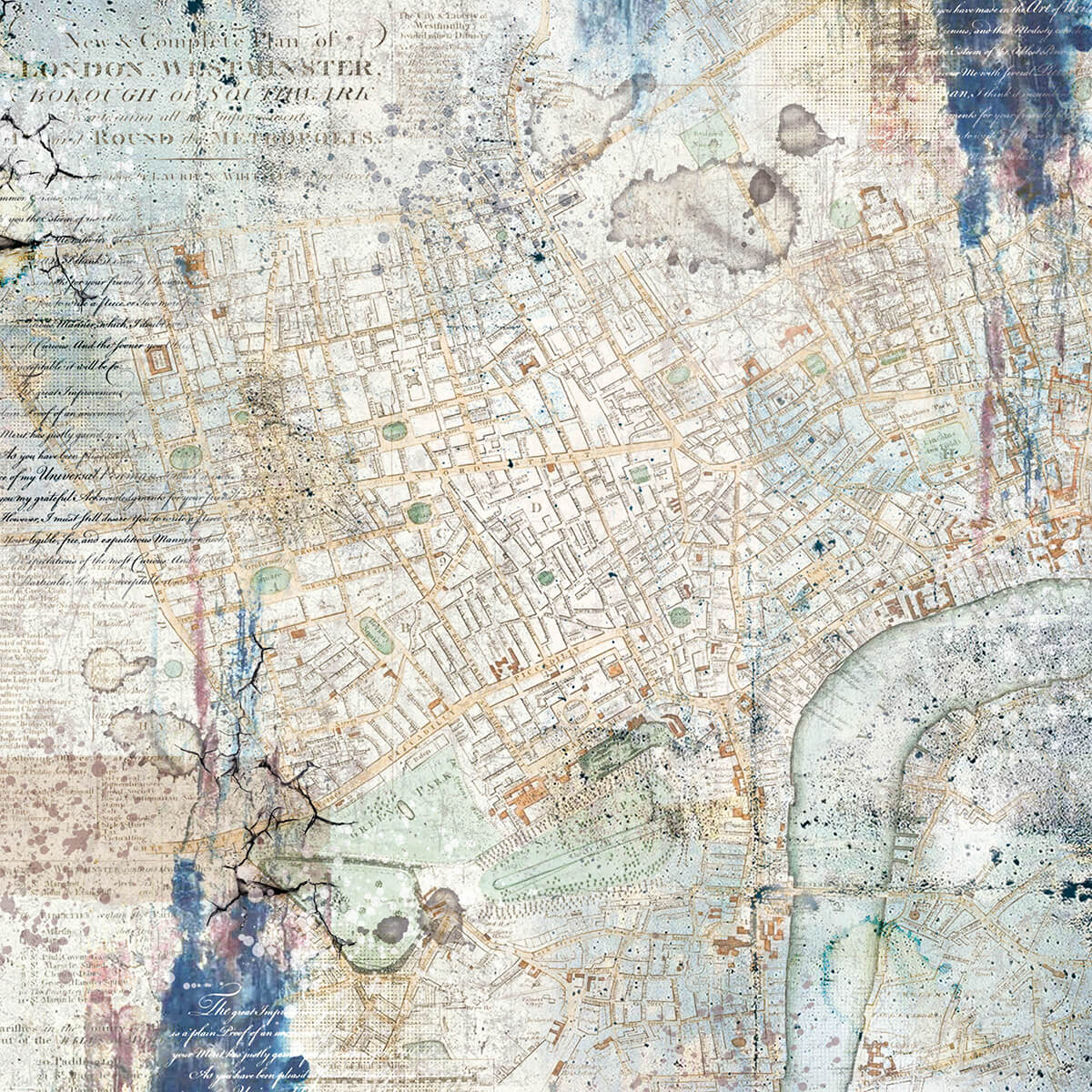 London's Calling Pad 8x8 12/Pkg + 1 Free deluxe sheet-20