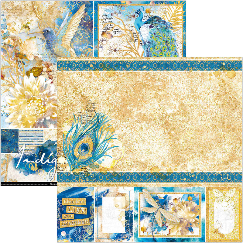Indigo Pad 8x8 12/Pkg-2